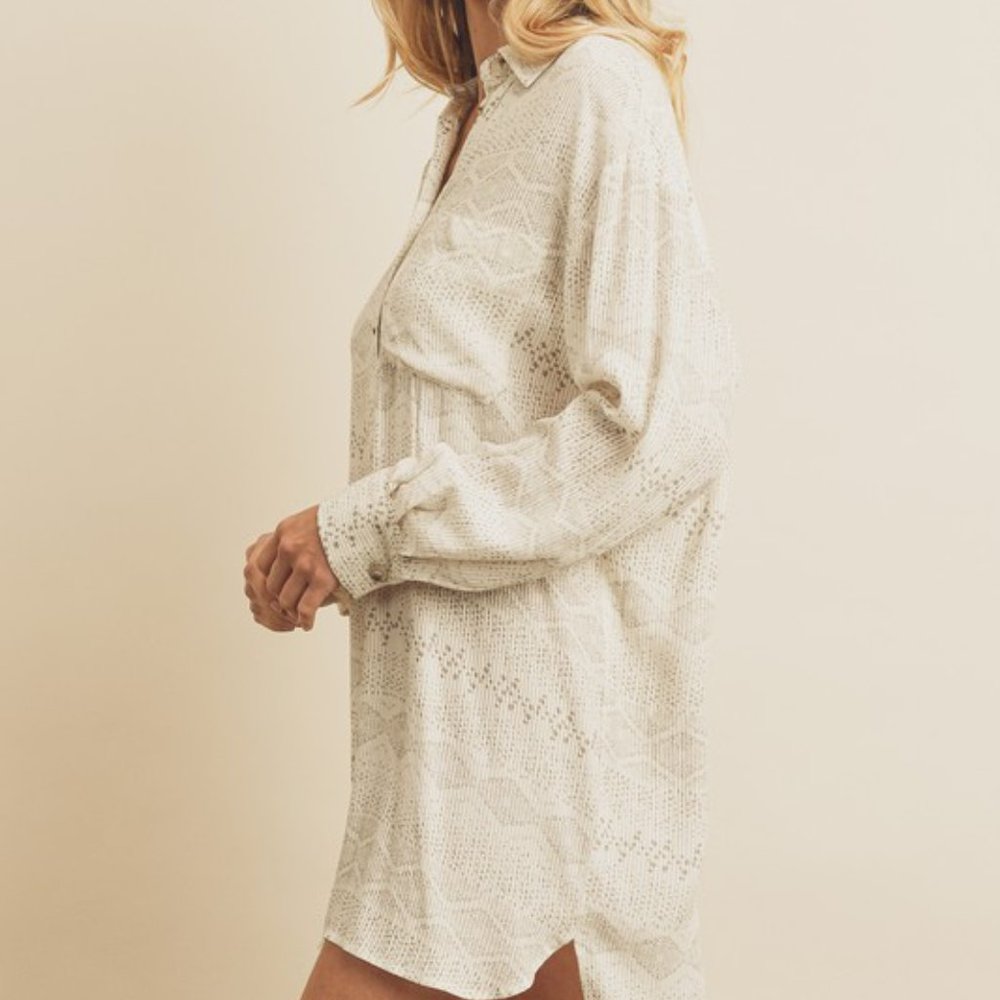 NWT Oversized shirt dress - Picture 6 of 12